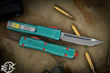 Microtech Bounty Hunter Ultratech OTF Automatic Knife Boba Fett 3.4\" Stonewash Serrated 123-11BH