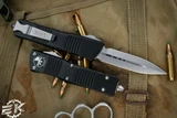 Microtech Combat Troodon OTF Automatic Knife 3.8\" Dagger Stonewash 142-10 