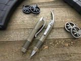 Microtech Siphon II Tan Stainless Tactical Pen 401-SSTA