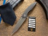 Shirogorov 111 Carbon Fiber Handle M390 Stonewash Blade 3D Groove