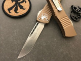 Microtech Combat Troodon Tan OTF Stonewash SE M390 143-10TA