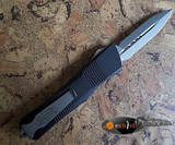 MICROTECH TROODON D/E 3" BEAD BLAST SERRATED 138-9