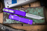 Microtech Ultratech Purple OTF Automatic 3.4" Tanto Stonewash 123-10PU