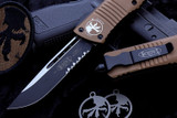 Microtech Combat Troodon Tan OTF Serrated 143-2TA