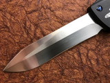 Microtech Marfione Combat Troodon Blue Accents Recurve Hand Satin M390