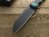Millit Knives Max Evolution Custom Jerry Moen Black/Green Accents CTS-XHP