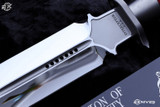 Marfione Custom Interceptor Red Wrap Dagger Mirror Polish Ramos Leather Sheath