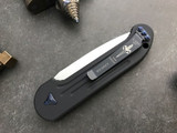 Marfione Custom LUDT Blue Accents M390 Mirror Polish
