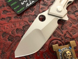 Skike Custom Knives Rogue Shark RS 2.5 Daydream Compound Grind Satin CPM-20CV