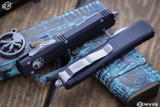 Microtech Ultratech OTF Automatic Knife Spartan 3.4" Stonewash Full Serrated 223-12