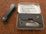 Griego Knives KEYBAR Blade Insert Drop Point Two Tone Satin/Acid Wash