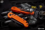 Microtech LUDT Automatic Folding Knife Orange 3.4" Black Serrated 135-2OR