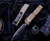 Microtech Ultratech Tan OTF D/E Serrated 122-3TA