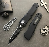 Microtech Combat Troodon Smooth DE Black Tactical Serrated 142-3TS