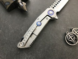 Marfione Custom Warhound Folder M390 Mirror Polish