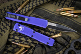 Microtech Ultratech OTF Automatic Knife Purple 3.4\" Black Bayonet 120-1PU