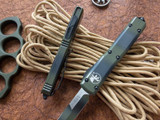 Microtech Ultratech Green Camo OTF M390 Bayonet 120-1GC