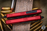 Microtech UTX-85 OTF Automatic Knife Red 3.1\" Tanto Black 233-1RD