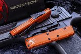 Microtech UTX-85 Orange OTF Automatic 3"Tanto Black 233-1OR