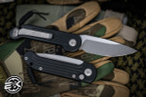 Microtech LUDT Automatic Folding Knife Black 3.4" Stonewash Apocalyptic 135-10AP