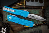 Microtech Combat Troodon OTF Automatic Turquoise 3.8" D/E Satin 142-4TQ