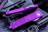 Microtech Troodon OTF Automatic Knife Violet S/E 3" Stonewash Serrated 139-11VI