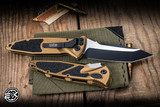 Microtech Socom Elite Automatic Tan 4\" M390 Tanto 161A-1TA