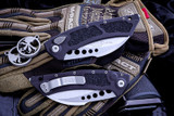 Microtech Hawk Automatic Knife 4" Hawkbill Stonewash 166-10PR (Proof Run)