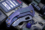 Mike Bond (Ti2 Design)/Borka Blades "Shylock" Tiki Skull PVD Titanium