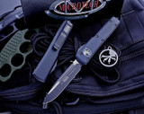 Microtech Ultratech Copper OTF S/E Drop Point 3.4" Black 121-1CP