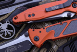 Microtech Socom Elite Orange/CF Inlay Manual 4" Tanto 161-1ORCFI