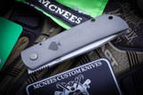 Jonathan McNees Sodbuster Front Flipper Titanium Micarta Backspacer 3.25" Satin