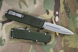 Guardian Tactical RECON-035 Green Automatic Knife 3.3\" Dagger Stonewash 98531