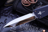 Marfione Custom Combat Troodon OTF Copper Accents, Dagger Spike Grind Mirror Polish