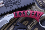 Bastinelli Creations/Doug Marcaida Knives "Pika" Red Wrap 1.5" Stonewash