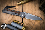 Chris Reeve Knives Large Inkosi Folding Knife Titanium/Natural Canvas Micarta Inlay 3.6\" MagnaCut Insingo LIN-1030