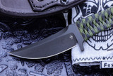 Borka Blades SBK-L Green Cord Wrap 3.5" DLC Stonewash M390