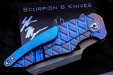 Scorpion 6 Knives Mektig Custom Copper Anodized Nitro V Blade