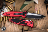 Microtech Socom Elite Red Manual 4" Tanto Black 161-1RD