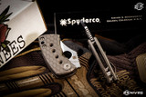 Jonathan Mcnees Custom/Spyderco McBee Bronze Snakeskin Titanium 1.5" XHP Stonewash