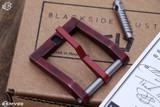 Blackside Customs Modular Belt Buckle Crimson Red Blown Deadline Collab