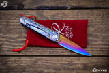 ExtremAddiction Custom 'Ice Pick" Timascus, 3.65" SM100