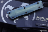 Microtech Troodon Jade Green OTF Automatic Knife D/E 3" Dagger Black 138-1GTJGS