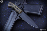 A2D Mercantile "Small Fighter" Richlite G10 Handles Bayonet Cerakote