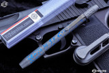 Ti2 Design Techliner Pen Custom Shorty 5" Gray Blue Digicam Magnetic Cap