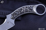 Bastinelli Knives Mako Fixed Blade 2Saints Custom Bronze Skulls