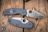 Spyderco SAGE 1 G10 Cool Gray Liner Lock 3" Satin Maxamet C123GPGY