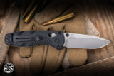 Benchmade Mini Barrage AXIS-Assist Folding Knife Black 2.9" Drop-Point Satin  585
