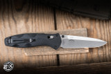 Benchmade Barrage AXIS-Assist Folding Knife Black 3.6" Drop Point Satin 580