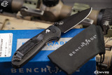 Benchmade Mini Griptilian AXIS Lock Knife Black 2.9" S30V Black Drop Point 556BK-S30V